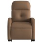 vidaXL Sillón eléctrico reclinable elevable de tela marrón vidaXL Sillón eléctrico reclinable elevable de tela marrón