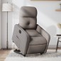 vidaXL Sillón eléctrico reclinable elevable de tela gris taupe vidaXL Sillón eléctrico reclinable elevable de tela gris taupe