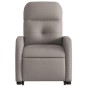 vidaXL Sillón eléctrico reclinable elevable de tela gris taupe vidaXL Sillón eléctrico reclinable elevable de tela gris taupe