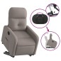 vidaXL Sillón eléctrico reclinable elevable de tela gris taupe vidaXL Sillón eléctrico reclinable elevable de tela gris taupe