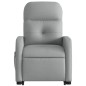 vidaXL Sillón de masaje eléctrico reclinable elevable tela gris claro vidaXL Sillón de masaje eléctrico reclinable elevable tela gris claro