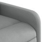 vidaXL Sillón de masaje eléctrico reclinable elevable tela gris claro vidaXL Sillón de masaje eléctrico reclinable elevable tela gris claro