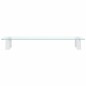 vidaXL Soporte de monitor vidrio templado y metal blanco 60x20x8 cm vidaXL Soporte de monitor vidrio templado y metal blanco 60x20x8 cm