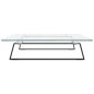vidaXL Soporte de monitor vidrio templado y metal negro 60x35x8 cm vidaXL Soporte de monitor vidrio templado y metal negro 60x35x8 cm