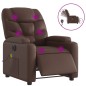 vidaXL Sillón de masaje reclinable eléctrico cuero sintético marrón vidaXL Sillón de masaje reclinable eléctrico cuero sintético marrón