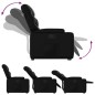 vidaXL Sillón reclinable elevable cuero artificial negro vidaXL Sillón reclinable elevable cuero artificial negro