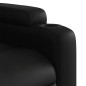 vidaXL Sillón reclinable elevable cuero artificial negro vidaXL Sillón reclinable elevable cuero artificial negro