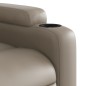 vidaXL Sillón reclinable elevable cuero artificial color capuchino vidaXL Sillón reclinable elevable cuero artificial color capuchino