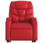 vidaXL Sillón reclinable de masaje de pie cuero artificial rojo vidaXL Sillón reclinable de masaje de pie cuero artificial rojo