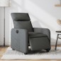 vidaXL Sillón reclinable eléctrico de tela gris oscuro vidaXL Sillón reclinable eléctrico de tela gris oscuro