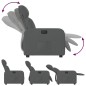 vidaXL Sillón reclinable eléctrico de tela gris oscuro vidaXL Sillón reclinable eléctrico de tela gris oscuro