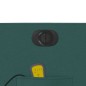 vidaXL Sillón reclinable de masaje eléctrico tela verde oscuro vidaXL Sillón reclinable de masaje eléctrico tela verde oscuro