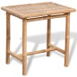 vidaXL Set mesa y sillas terraza 3 pzas con cojines bambú vidaXL Set mesa y sillas terraza 3 pzas con cojines bambú