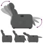 vidaXL Sillón eléctrico reclinable elevable de tela gris oscuro vidaXL Sillón eléctrico reclinable elevable de tela gris oscuro