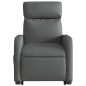 vidaXL Sillón eléctrico reclinable elevable de tela gris oscuro vidaXL Sillón eléctrico reclinable elevable de tela gris oscuro