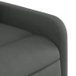 vidaXL Sillón eléctrico reclinable elevable de tela gris oscuro vidaXL Sillón eléctrico reclinable elevable de tela gris oscuro