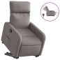 vidaXL Sillón eléctrico reclinable elevable de tela gris taupe vidaXL Sillón eléctrico reclinable elevable de tela gris taupe