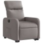 vidaXL Sillón eléctrico reclinable elevable de tela gris taupe vidaXL Sillón eléctrico reclinable elevable de tela gris taupe