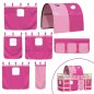 vidaXL Cama alta para niños con túnel madera pino rosa 80x200 cm vidaXL Cama alta para niños con túnel madera pino rosa 80x200 cm