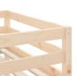 vidaXL Cama alta para niños con túnel madera pino rosa 80x200 cm vidaXL Cama alta para niños con túnel madera pino rosa 80x200 cm
