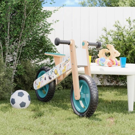 vidaXL Bicicleta de equilibrio para niños estampado azul