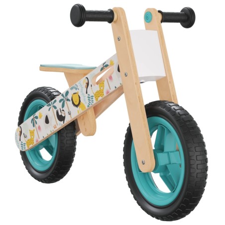 vidaXL Bicicleta de equilibrio para niños estampado azul