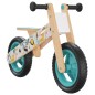 vidaXL Bicicleta de equilibrio para niños estampado azul vidaXL Bicicleta de equilibrio para niños estampado azul