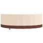 vidaXL Cubiertas muebles jardín 2 uds tela Oxford 600D Ø 279x71 cm vidaXL Cubiertas muebles jardín 2 uds tela Oxford 600D Ø 279x71 cm