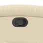 vidaXL Sillón reclinable elevable de tela color crema vidaXL Sillón reclinable elevable de tela color crema