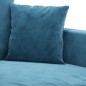 vidaXL Sofá de 3 plazas terciopelo azul 180 cm vidaXL Sofá de 3 plazas terciopelo azul 180 cm