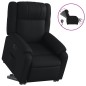 vidaXL Sillón reclinable y elevable eléctrico cuero sintético negro vidaXL Sillón reclinable y elevable eléctrico cuero sintético negro