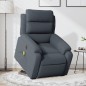 vidaXL Sillón de masaje reclinable elevable terciopelo gris oscuro vidaXL Sillón de masaje reclinable elevable terciopelo gris oscuro