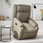 vidaXL Sillón elevable eléctrico cuero artificial capuchino vidaXL Sillón elevable eléctrico cuero artificial capuchino