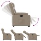 vidaXL Sillón elevable eléctrico cuero artificial capuchino vidaXL Sillón elevable eléctrico cuero artificial capuchino