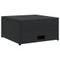 vidaXL Set de muebles de jardín 4 pzas y cojines ratán sintético negro vidaXL Set de muebles de jardín 4 pzas y cojines ratán sintético negro