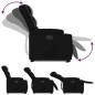 vidaXL Sillón reclinable y elevable eléctrico cuero sintético negro vidaXL Sillón reclinable y elevable eléctrico cuero sintético negro