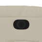 vidaXL Sillón reclinable eléctrico de cuero sintético crema vidaXL Sillón reclinable eléctrico de cuero sintético crema