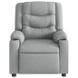 vidaXL Sillón reclinable eléctrico tela gris claro vidaXL Sillón reclinable eléctrico tela gris claro