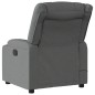 vidaXL Sillón reclinable de masaje eléctrico tela gris oscuro vidaXL Sillón reclinable de masaje eléctrico tela gris oscuro