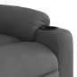 vidaXL Sillón reclinable de masaje eléctrico tela gris oscuro vidaXL Sillón reclinable de masaje eléctrico tela gris oscuro