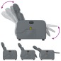 vidaXL Sillón de masaje reclinable eléctrico cuero sintético gris vidaXL Sillón de masaje reclinable eléctrico cuero sintético gris