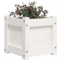 vidaXL Jardineras de exterior 2 unidades madera maciza de pino blanco vidaXL Jardineras de exterior 2 unidades madera maciza de pino blanco