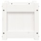 vidaXL Jardineras de exterior 2 unidades madera maciza de pino blanco vidaXL Jardineras de exterior 2 unidades madera maciza de pino blanco