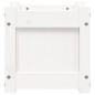 vidaXL Jardineras de exterior 2 unidades madera maciza de pino blanco vidaXL Jardineras de exterior 2 unidades madera maciza de pino blanco