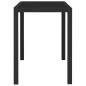 vidaXL Set comedor de jardín 5 piezas y cojines ratán sintético negro vidaXL Set comedor de jardín 5 piezas y cojines ratán sintético negro