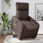 vidaXL Sillón reclinable de masaje de pie de cuero sintético marrón vidaXL Sillón reclinable de masaje de pie de cuero sintético marrón