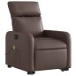 vidaXL Sillón reclinable de masaje de pie de cuero sintético marrón vidaXL Sillón reclinable de masaje de pie de cuero sintético marrón