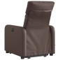 vidaXL Sillón reclinable de masaje de pie de cuero sintético marrón vidaXL Sillón reclinable de masaje de pie de cuero sintético marrón