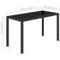 vidaXL Set comedor de jardín 5 piezas y cojines ratán sintético negro vidaXL Set comedor de jardín 5 piezas y cojines ratán sintético negro