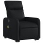 vidaXL Sillón de masaje elevable eléctrico cuero sintético negro vidaXL Sillón de masaje elevable eléctrico cuero sintético negro